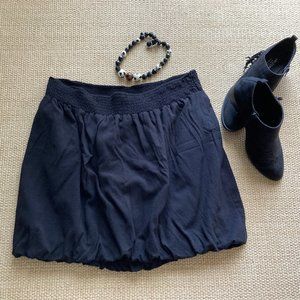 Torrid Black Rayon Bubble Hem Mini Skirt  2 ( 2X 18 to 20)